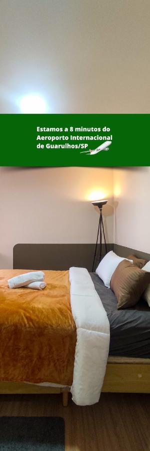 Quarto Em Apartamento Proximo Ao Aeroporto De Guarulhos Gru Εξωτερικό φωτογραφία